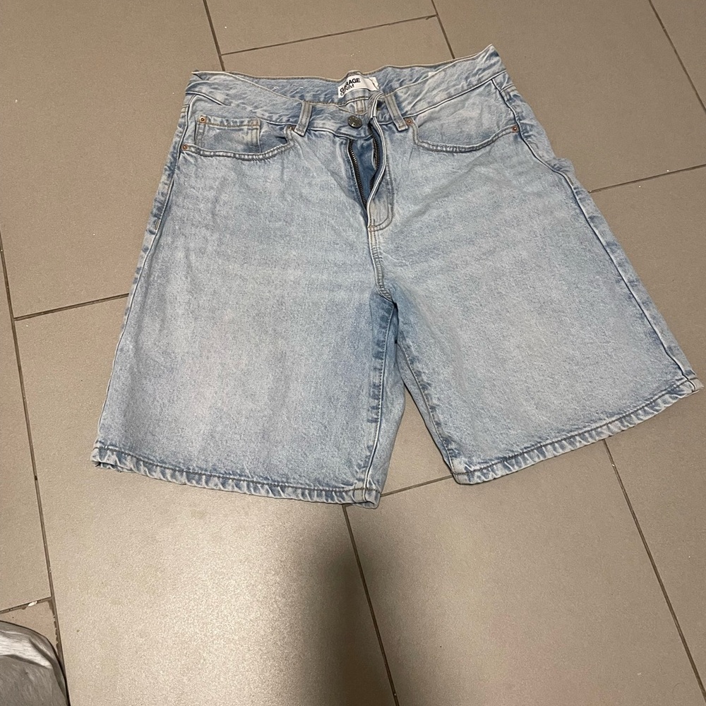 Garage Light Blue Denim Shorts
